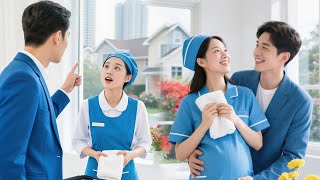 A cleaning lady brought towels to the CEO... ended up spending the night with them in his room!