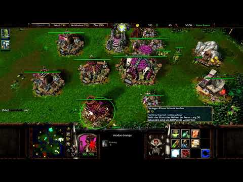 Warcraft 3 RT #069 (2v2) Orc - Orc vs Nightelf - Human [Deutsch/German] WC 3 TFT by DPoR LP