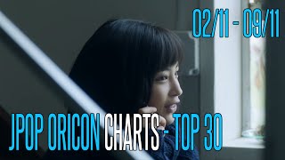 Jpop Oricon Charts - Top 30 (02/11) - (09/11)