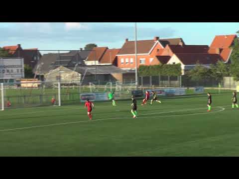 Een goal uit SV Zulte Waregem B - R. Gosselies Sports op 05.09.2020