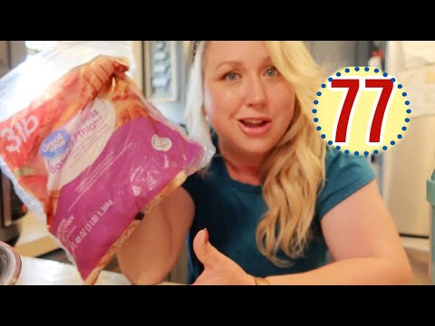 How I Feed My Family of 11 for Under $100 | 77 MEALS