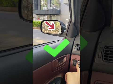 A quick way to adjust your mirrors!#car