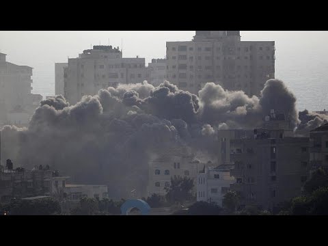 Gaza police investigates blast that killed two people after Israel pounds Hamas targets