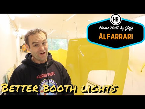Better booth lighting - Ferrari engined Alfa 105 Alfarrari build part 146