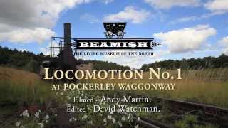 preview picture of video 'Locomotion No.1 at Pockerley Waggonway'