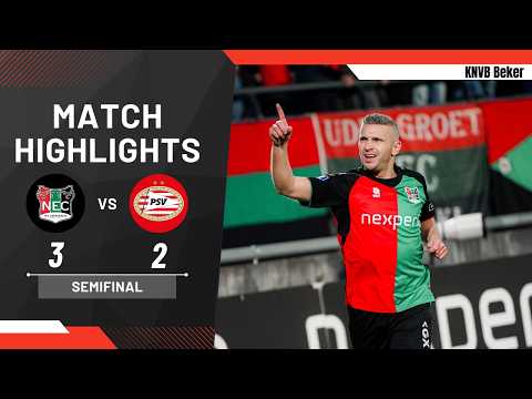 NEC - PSV Eindhoven | 3-2 | Highlights | KNVB Beker 2025-26 | nec psv