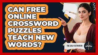 Can Free Online Crossword Puzzles Teach New Words