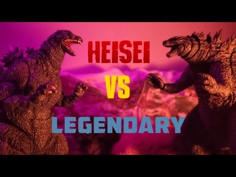 Godzilla: Heisei vs Legendary | Godzilla Stop Motion
