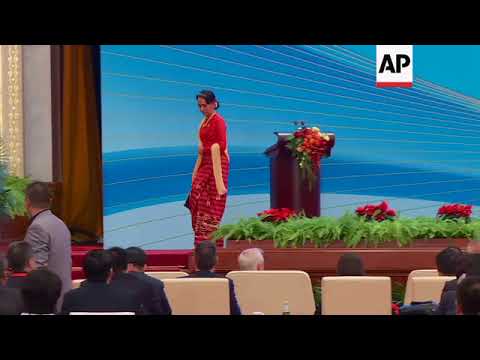 Suu Kyi: 'much still remains to be done' towards peaceful Myanmar society