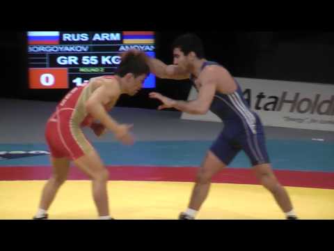 EM2011 RINGEN BORGOYAKOV (RUS) - AMOYAN (ARM) 55KG GRECO ROMAN