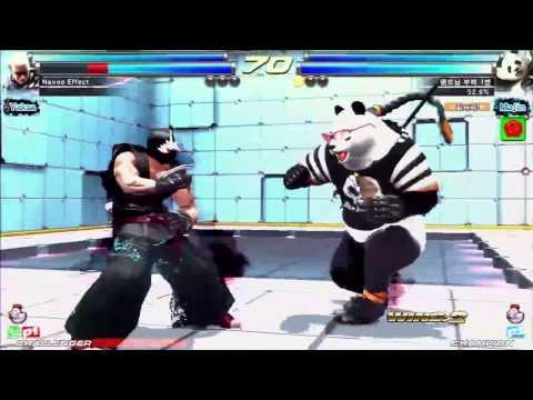 Tekken Tag 2 Unlimited Navee (Raven/Feng) vs Woorusa (Panda/Kuma)