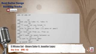 🎙 El Mismo Sol (Spanglish) - Alvaro Soler ft. Jennifer Lopez Vocal Backing Track
