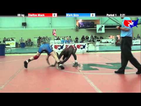 Shelton Mack vs. Mark Grey at 2013 ASICS University Nationals - FS