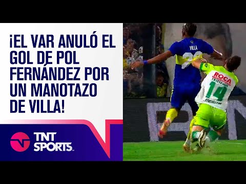 ¡EL VAR anuló el GOL de Pol Fernández por un MANOTAZO de VILLA y todo BOCA EXPLOTÓ!