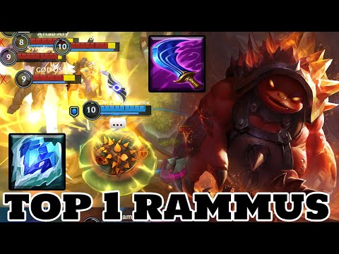 Wild Rift Rammus - Top 1 Rammus Gameplay Rank Grandmaster