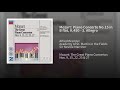 Mozart -- Piano Concerto No 15 in B flat, K 450,   3rd movement,  Allegro (Brendel/ Marriner)
