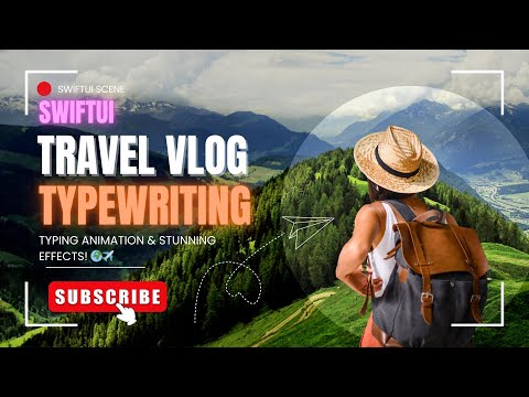 🚀 SwiftUI Travel Carousel with Typing Animation & Stunning Effects! 🌍✈️