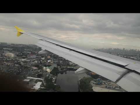 Moderate Turbulence on Approach - Cebu Pacific Landing in Manila