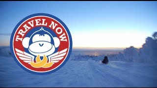 preview picture of video 'Longest toboggan ride in Finland - Northern Lights Finland Trip'