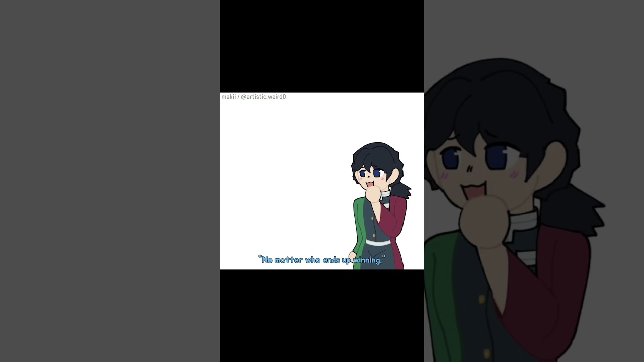 Fanon vs Canon Giyuu (14) #demonslayer #artstyle #digitalart #fyp #fyppage