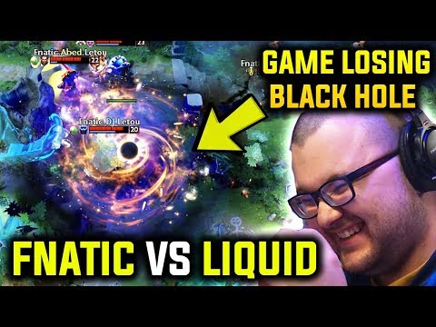 LIQUID vs FNATIC - Game Losing Black Hole Ti9 Elimination Match Dota 2
