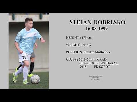 STEFAN DOBRESKO FOOTBALL PLAYER 1999 FK SOPOT