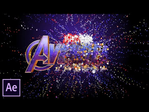 Easy After Effects Tutorial Particles Logo Text Animation Download Free Template
