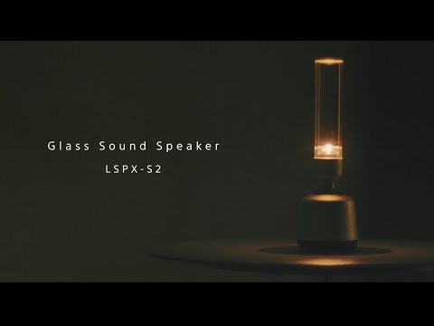Sony LSPX-S2 Glass Sound Speaker | Cosy Atmosphere, Crystal Clear Sound