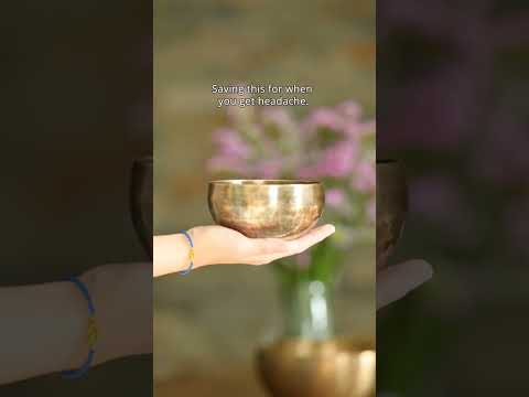 Healing Headaches with Tibetan Singing Bowls: Relaxation & Pain Relief. #sound #stress #healing