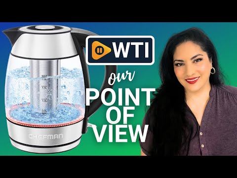 Chefman Glass Electric Kettle for Boiling Water - WTI product video review