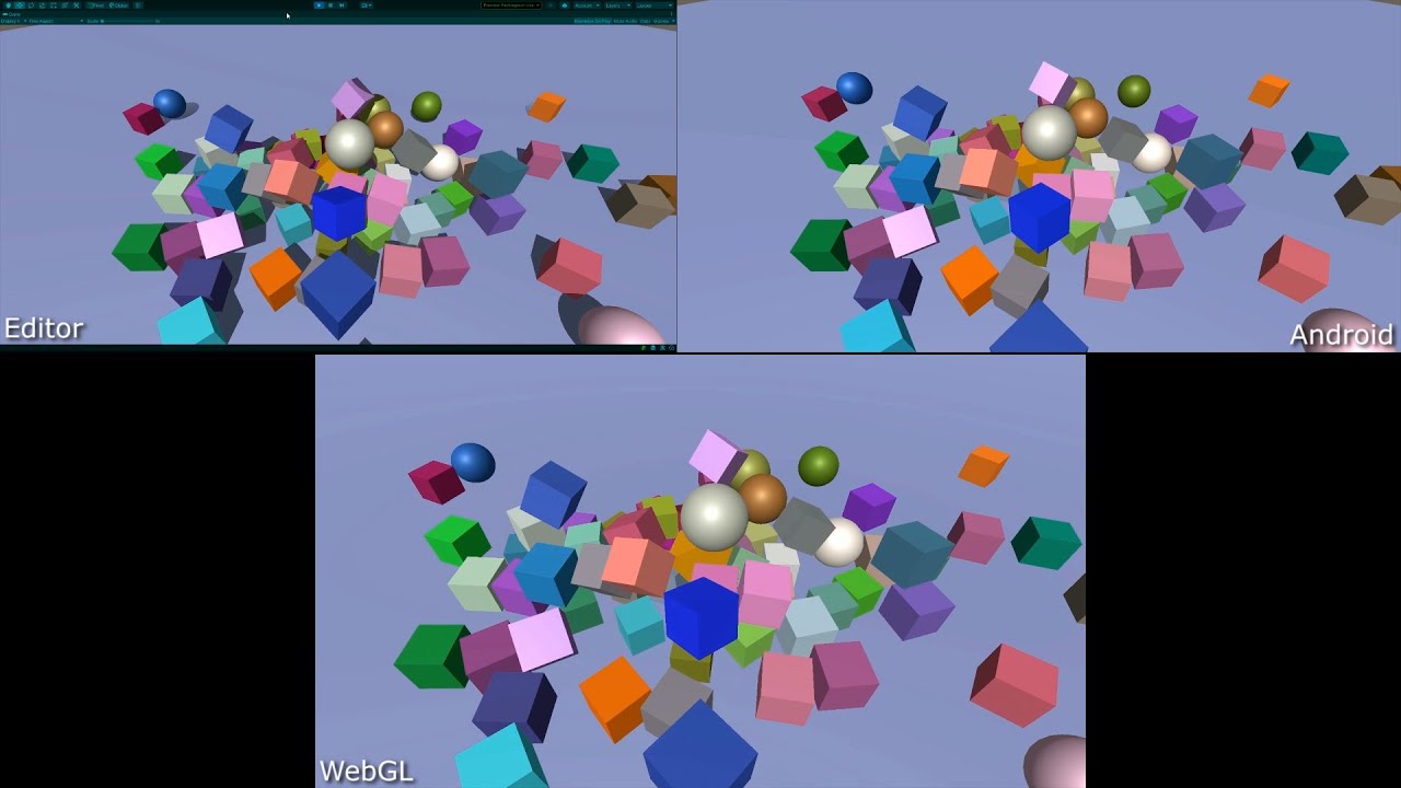 Cross-platform deterministic physics in Unity