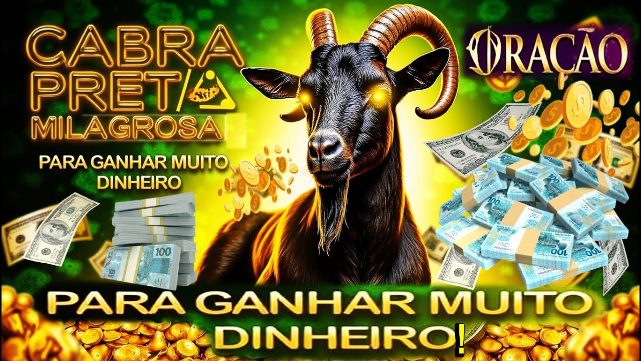 A Oração para Ganhar Dinheiro Urgente, Cabra Preta Milagrosa e São Cipriano e as Três Almas