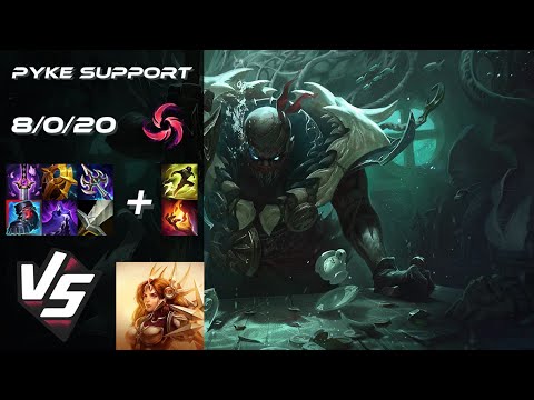 SUPPORT Pyke vs Leona - NA Grandmaster Patch 25.20