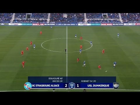 But de Thomas Robinet | Strasbourg vs Dunkerque 2-1 | Résumé & Buts | Coupe de France 25/26