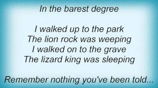 Midnight Oil - Barest Degree Lyrics