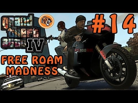 Grand Theft Auto IV Free Roam Madness Part 14 - These Are Better Races!