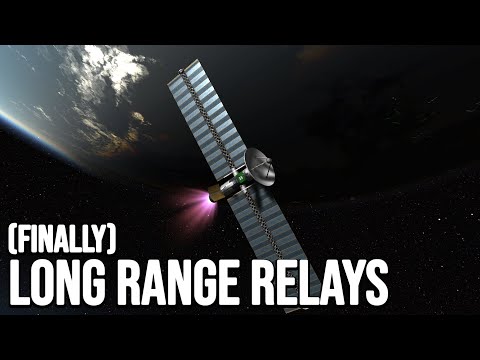 Kerbin Long Range Relay Build and Test - KSP 1.12 Career 2022 - ep 53