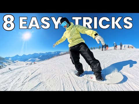 8 個簡單的單板滑雪技巧，讓你看起來更酷 (8 EASY SNOWBOARD TRICKS TO LOOK COOL)