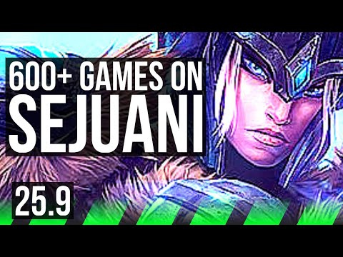SEJUANI vs ELISE (JGL) | 600+ games | EUW Master | 25.9