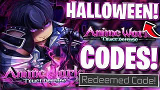 🎃*HALLOWEEN* AWTD CODES FOR HALLOWEEN UPDATE 2025! CODES FOR ANIME WORLD TOWER DEFENSE ROBLOX