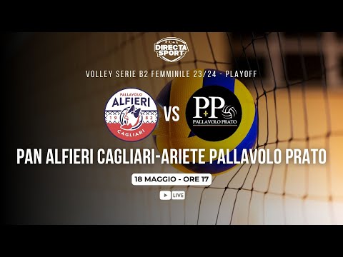 Volley B2F Playoff Fase 1 - Pan Alfieri Cagliari-Ariete Pallavolo Prato (0-3)