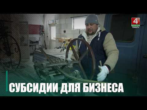 Гомельщина вошла в тройку лидеров по объему субсидий, выданных на открытие собственного бизнеса видео