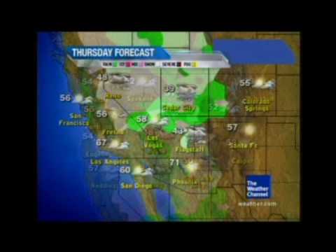 TWC [HD] Local Forecast Glitch- 3/04/10 7:38 AM EST