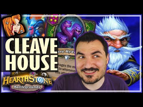 CLEAVE-HOUSE & DRAGON FRIENDS! - Hearthstone Battlegrounds