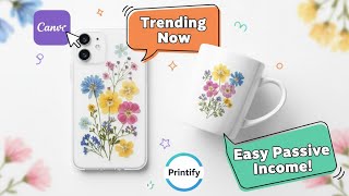 Unlocking the Secret Etsy Trend: Craft Unique Pressed Flower Print on Demand Products!