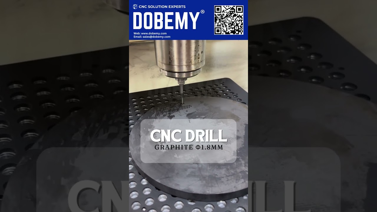 Perçage de graphite CNC ultra-précis et à grande vitesse - 1 pièce toutes les 3 secondes