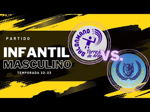 PARTIDO INFANTIL MASCULINO - BM TORREJON VS VALDEMORO - TEMPORADA 22/23
