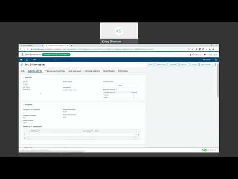 This video provides a tutorial on how to manage jobs and projects within the Sage Intacct software.