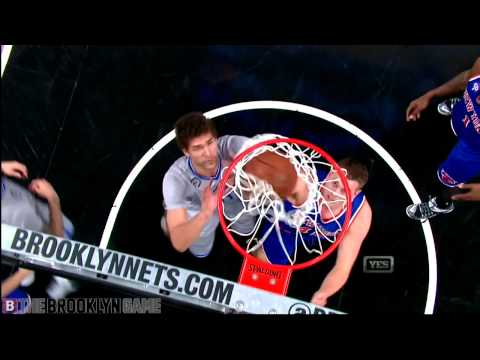 Cole Aldrich Tips Rebound into Other Team's Basket | Knicks vs Nets
