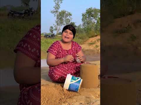 Gatru ko paani bda saanp mil gya | #minivlog #mittipiramid #shorts